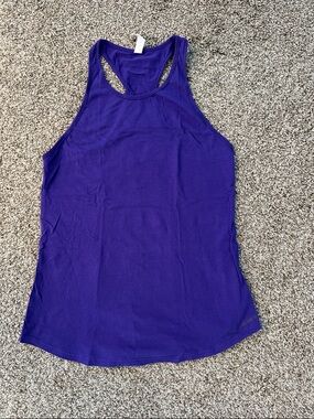 Under Armour Purple Racerback Key Hole Tank Top